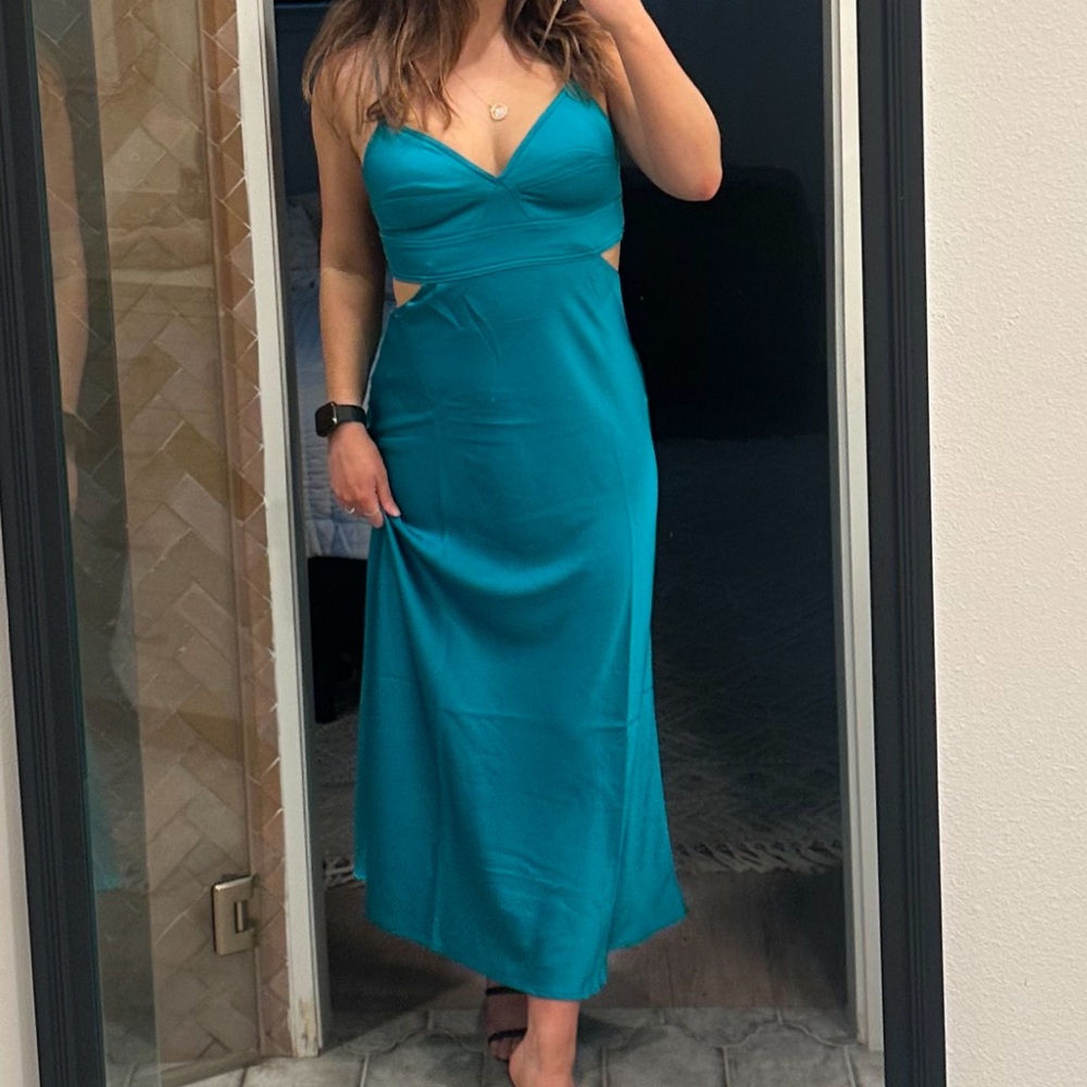 House of Harlow 1960 Turquoise Maxi Dress